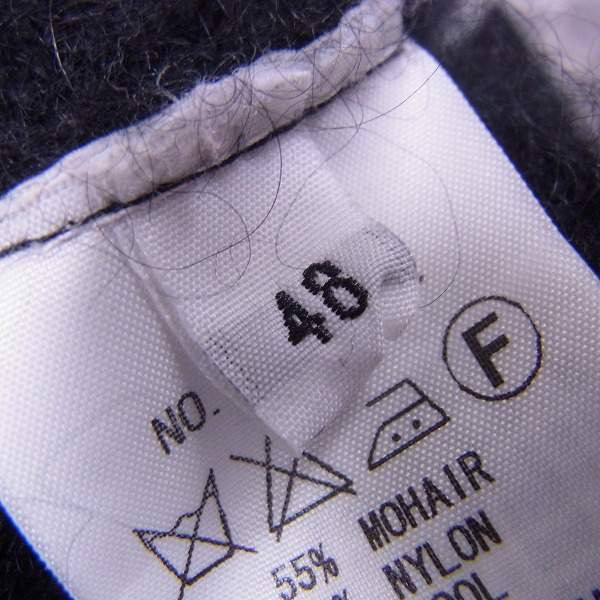 実際に弊社で買取させて頂いたFACTOTUM/ファクトタム ボーダー モヘヤニットカーディガン 48の画像 3枚目