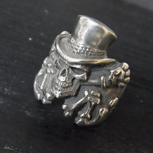 実際に弊社で買取させて頂いたCRAZY PIG/クレイジーピッグ CP628 CPD Skull Mascot/スカル マスコットリング 24号