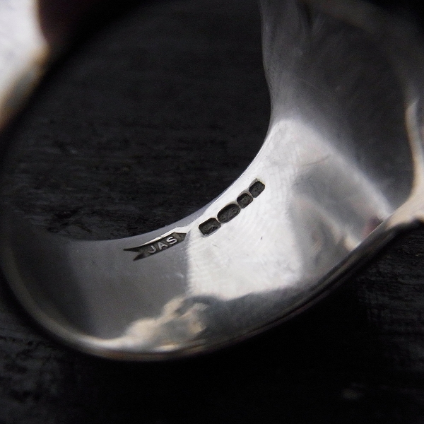 実際に弊社で買取させて頂いたCRAZY PIG/クレイジーピッグ スカラベリング 指輪/21号の画像 6枚目