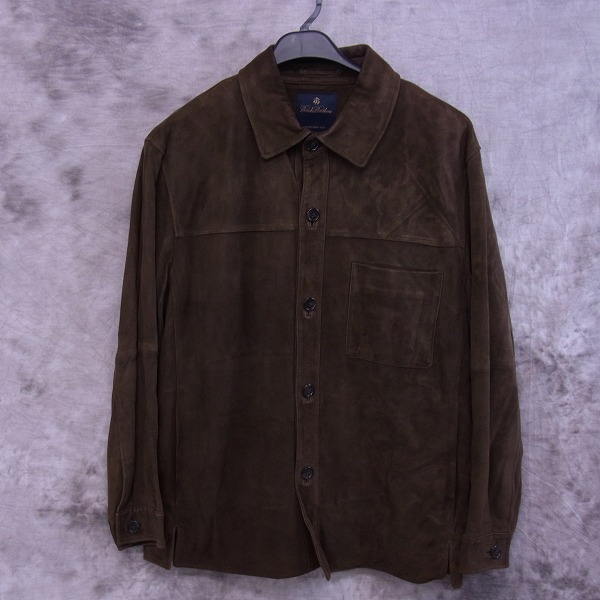 実際に弊社で買取させて頂いたBROOKS BROTHERS/ブルックスブラザーズ 羊革スウェードジャケット/S