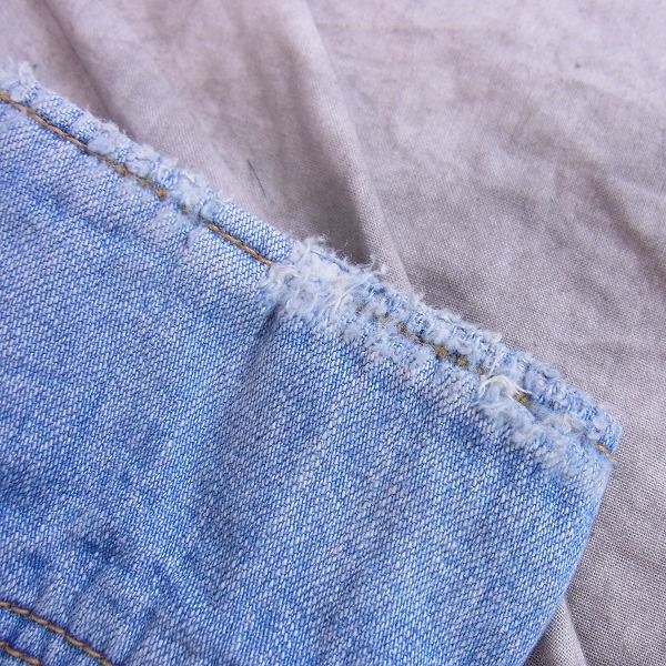 実際に弊社で買取させて頂いた【16SS】Marbles/マーブルス LONG STONE CRUSH DENIM SHIRTS/クラッシュ デニムシャツ MSH-S1605 Mの画像 5枚目