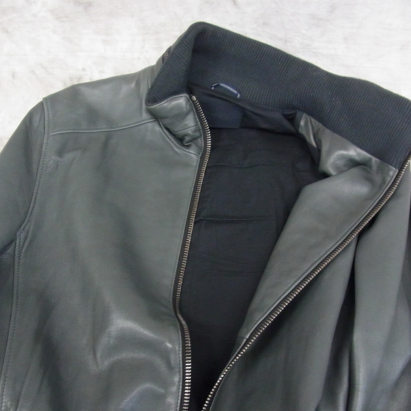 実際に弊社で買取させて頂いたjunhashimoto/ジュンハシモト 14AW INNER RIDERS カーフレザーライダース/LET1302017/6の画像 4枚目