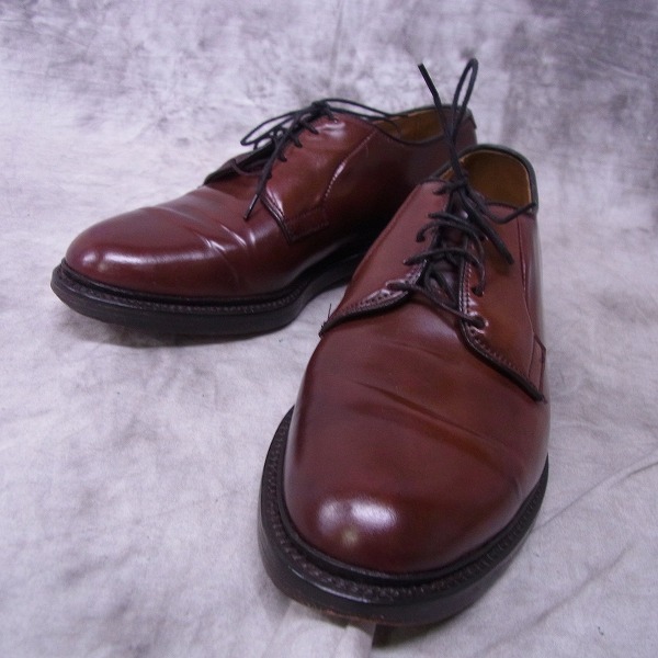 実際に弊社で買取させて頂いたAllen Edmonds/アレンエドモンズ コードバン プレーントゥ レザーシューズ 9591/6E