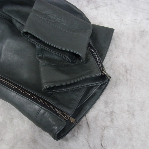 実際に弊社で買取させて頂いたjunhashimoto/ジュンハシモト 14AW INNER RIDERS カーフレザーライダース/LET1302017/6の画像 5枚目