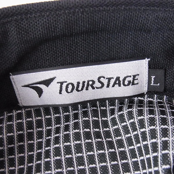 実際に弊社で買取させて頂いた【未使用】TOURSTAGE/ツアーステージ ゴルフウェア TOUR 3D シリーズ 長袖ポロシャツ 3点セット/Lの画像 2枚目