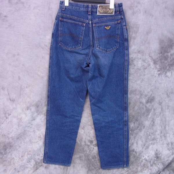 実際に弊社で買取させて頂いたARMANI JEANS/アルマーニジーンズ イタリア製 インディゴ/プレート デニムパンツ 29の画像 1枚目