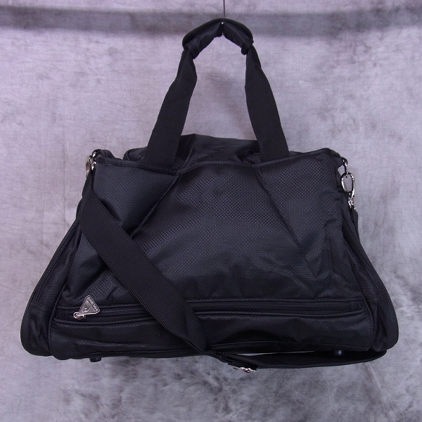 実際に弊社で買取させて頂いたLe coq sportif/ル・コック ボストンバック QQ2145 ブラック シューズインの画像 1枚目