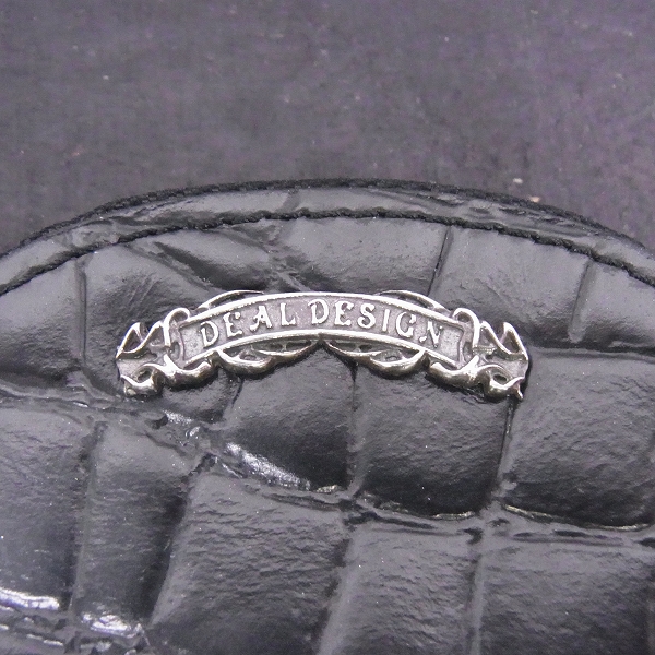 実際に弊社で買取させて頂いたDEAL DESIGN/ディールデザイン 型押し ラウンドジップコインケースの画像 1枚目