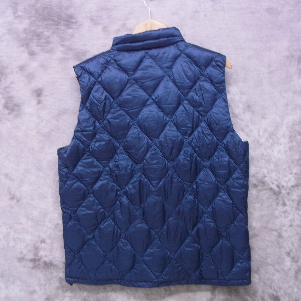 実際に弊社で買取させて頂いた【未使用】MIZUNO/ミズノ ゴルフウェア ダウンベスト ブルー/Lの画像 1枚目