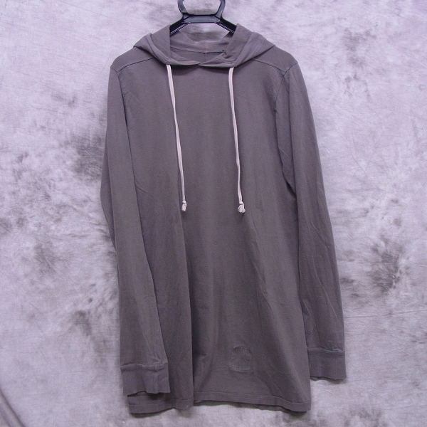 実際に弊社で買取させて頂いたRick Owens/リックオウエンス ロング丈プルオーバーパーカー/M