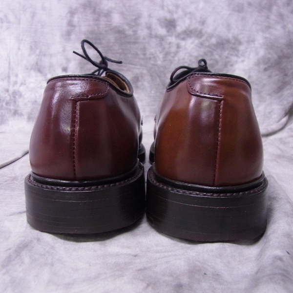 実際に弊社で買取させて頂いたAllen Edmonds/アレンエドモンズ コードバン プレーントゥ レザーシューズ 9591/6Eの画像 1枚目