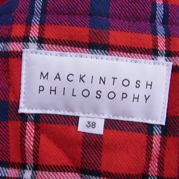 実際に弊社で買取させて頂いたMACKINTOSH PHILOSOPHY/マッキントッシュフィロソフィー ラクーンファー/ライナー付 モッズコート/38の画像 2枚目