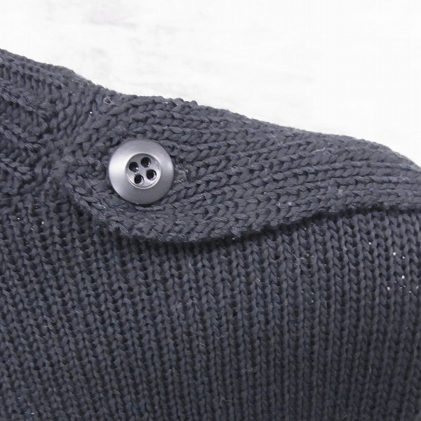 実際に弊社で買取させて頂いたHELMUT LANG/ヘルムートラング Vネック コットンニット Mの画像 2枚目