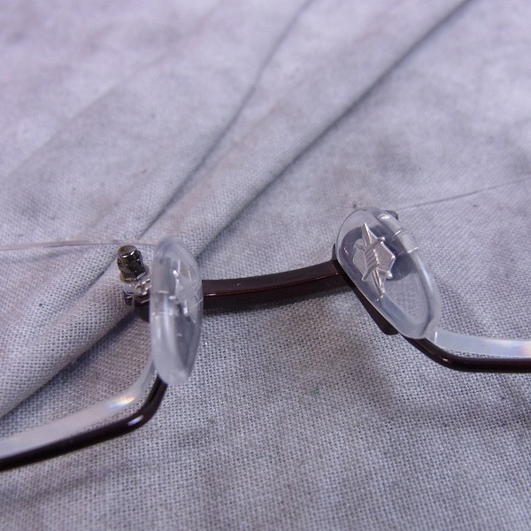 実際に弊社で買取させて頂いたless than human/レスザンヒューマン shinden/シンデン キリン メガネフレーム 9610Kの画像 2枚目