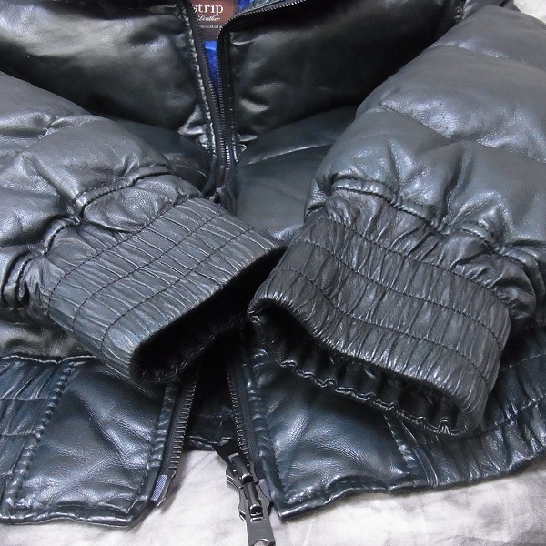 実際に弊社で買取させて頂いたdrestrip/ドレストリップ 鹿革/ディアスキン レザーダウンジャケット 1の画像 3枚目