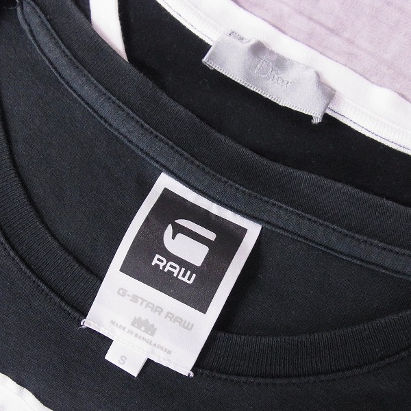 実際に弊社で買取させて頂いたHYDROGEN/Dior/MONCLER/G-Star Raw Tシャツ ポロシャツ 4点セットの画像 2枚目