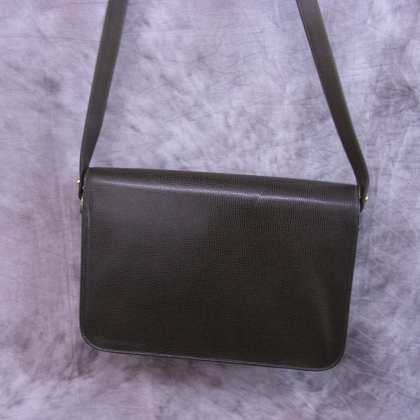 実際に弊社で買取させて頂いたHUNTING WORLD/ハンティングワールド レザー ショルダーバッグ カーキの画像 1枚目