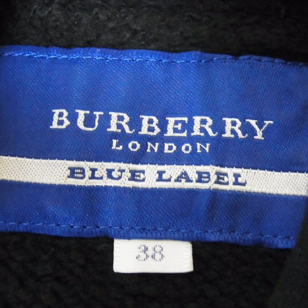 実際に弊社で買取させて頂いたBURBERRY LONDON/バーバリーロンドン ブルーレーベル タータンチェック パーカー レディース  38の画像 2枚目
