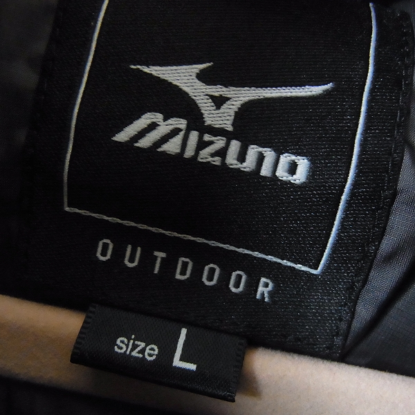 実際に弊社で買取させて頂いた【未使用】MIZUNO/ミズノ ゴルフウェア フード付きダウンジャケット ブラック/Lの画像 2枚目