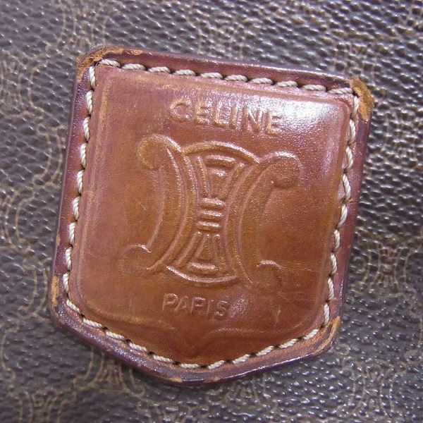 実際に弊社で買取させて頂いたCELINE/セリーヌ レザーショルダーバッグ マガダム/総柄の画像 3枚目