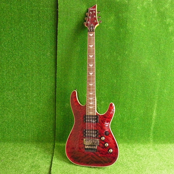 実際に弊社で買取させて頂いた★Schecter/シェクター Omen Extreme-FR エレキギター Black Cherry