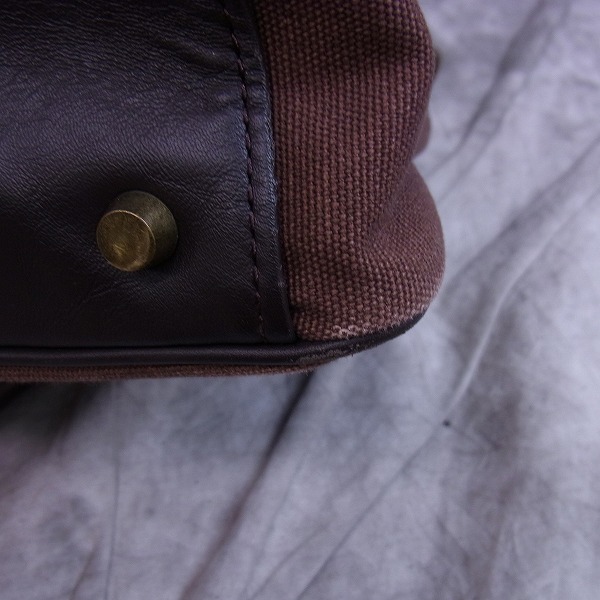 実際に弊社で買取させて頂いたHUGO BOSS/ヒューゴボス キャンバス切替 2WAY トートバッグの画像 6枚目