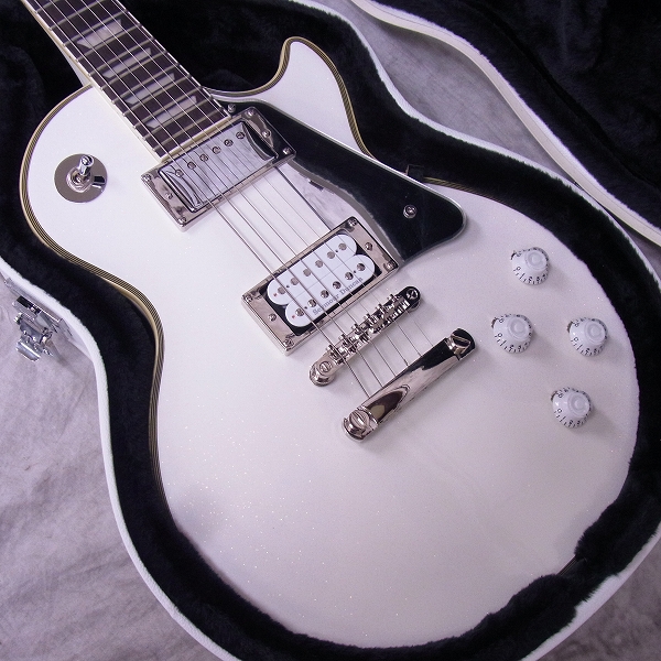 実際に弊社で買取させて頂いた★Epiphone/エピフォン Les Paul WHITE LIGHTNING トミー・セイヤーの画像 2枚目