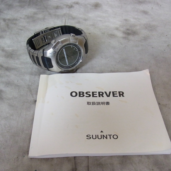 SUUNTO/スント OBSERVER/オブザーバー SS(ステンレス)×ラバー