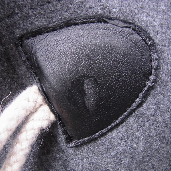 実際に弊社で買取させて頂いたBrooks Brothers/ブルックスブラザーズ ウール混 ダッフルコート/Lの画像 4枚目