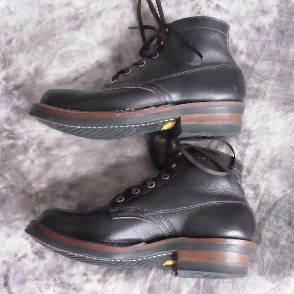 実際に弊社で買取させて頂いたWHITE’SBOOTS/ホワイツブーツ セミドレスブーツ/BRN/ダークブラウン DRESS 2332-C /6.5E の画像 3枚目