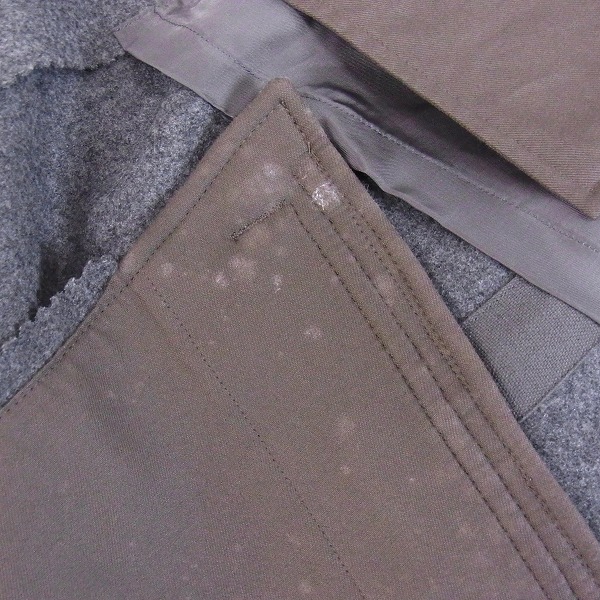 実際に弊社で買取させて頂いたKOLOR/カラー ウールカシミヤライトメルトンPコート11WCM-C03102/2の画像 4枚目