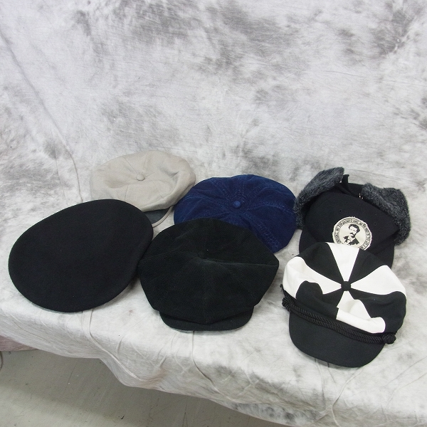 実際に弊社で買取させて頂いたCA4LA/カシラ キャスケット/ベレー帽等 ハット 6点セット