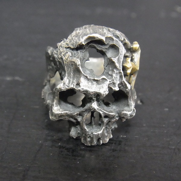 実際に弊社で買取させて頂いたLSD/エルエスディー speed specter/スピードスペクター スカルリング 17号の画像 1枚目