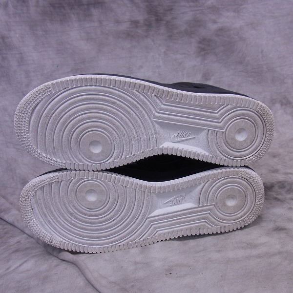 実際に弊社で買取させて頂いた【観賞用】NIKE/ナイキ×藤原ヒロシ Fragment Design HTM AF1 新潟中越地震チャリティ 028/150限定 305895-003 26.5の画像 2枚目