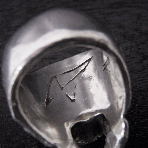 実際に弊社で買取させて頂いたCRAZY PIG DESIGNS/クレイジーピッグ PLAGUE RING/プレイグ リング 18号の画像 4枚目