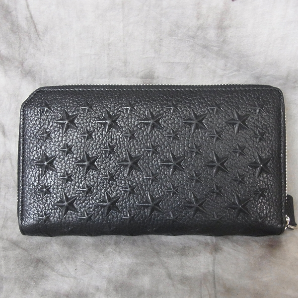 実際に弊社で買取させて頂いたJIMMY CHOO/ジミーチュウ CARNABY/カーナビー ラウンドジップ ウォレット/財布