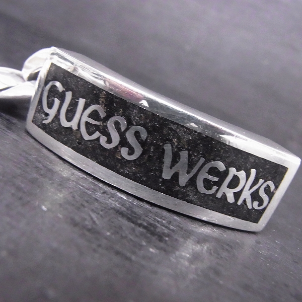 実際に弊社で買取させて頂いた【ギャラ付き】STANLEY GUESS/スタンリーゲス ラージIDウッドインレイクラシックリンクブレスの画像 4枚目