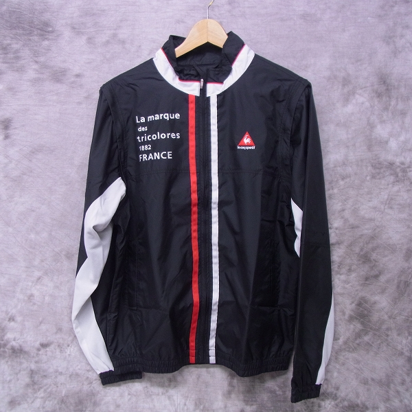 実際に弊社で買取させて頂いた【未使用】le coq sportif/ルコック ゴルフウェア 2WAY アウタージャージ ブラック/L