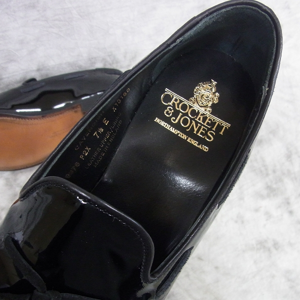 実際に弊社で買取させて頂いたCrockett&Jones/クロケット&ジョーンズ タッセルローファー/ラスト325/9376/7.5の画像 4枚目