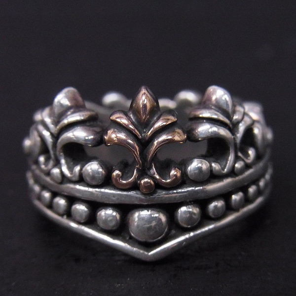 実際に弊社で買取させて頂いたLord Camelot/ロードキャメロット クラウン リング LC-661/19号の画像 1枚目