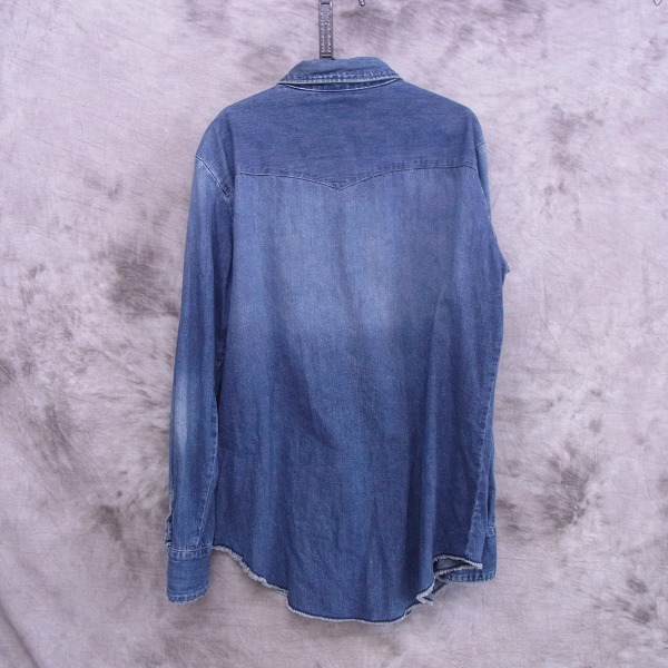 実際に弊社で買取させて頂いたBLUE BLUE/ブルーブルー ウエスタンシャツ/デニムシャツ 3/（L）の画像 1枚目