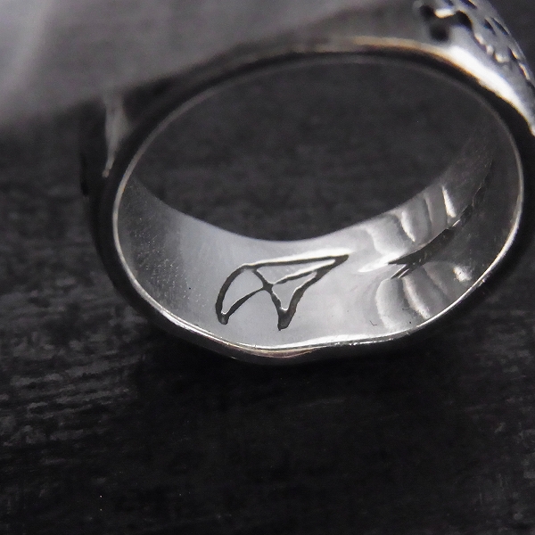 実際に弊社で買取させて頂いた【証明書有】CRAZY PIG/クレイジーピッグ 5スカル/クロスボーン リング 指輪/19.5号の画像 3枚目