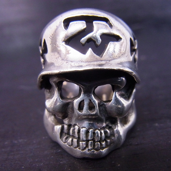 実際に弊社で買取させて頂いたTRAVIS WALKER/トラヴィスワーカー 80/100 ヘルメットスカルリングの画像 1枚目