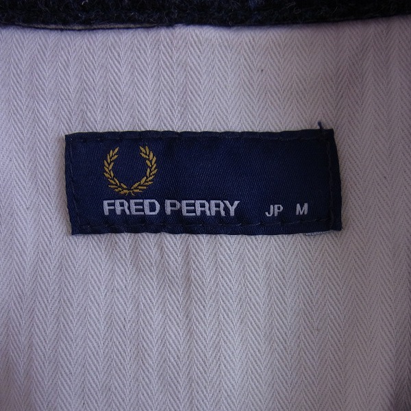 実際に弊社で買取させて頂いたFRED PERRY/フレッドペリー MOON生地 3Bツイード テーラードジャケット/Mの画像 2枚目