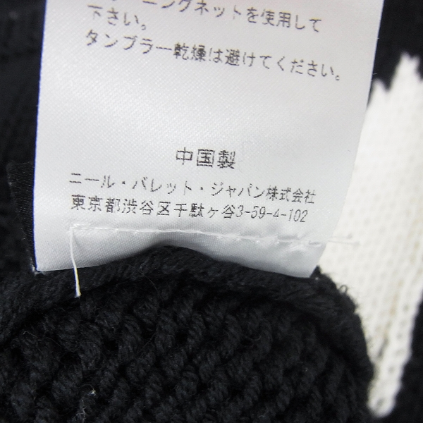 実際に弊社で買取させて頂いたNeil Barrett/ニールバレット カラーブロック ニット セーター PBMA576V E603C /Lの画像 5枚目