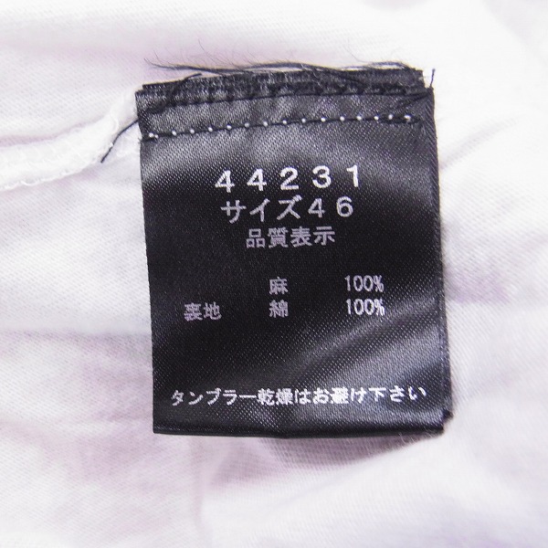 実際に弊社で買取させて頂いたSHELLAC/シェラック ロングTシャツ/ニット Uネック 46	の画像 3枚目