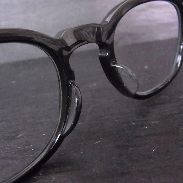 実際に弊社で買取させて頂いたOLIVER PEOPLES/オリバーピープルズ 黒縁 メガネフレーム SHELDRAKE-J BKGの画像 2枚目