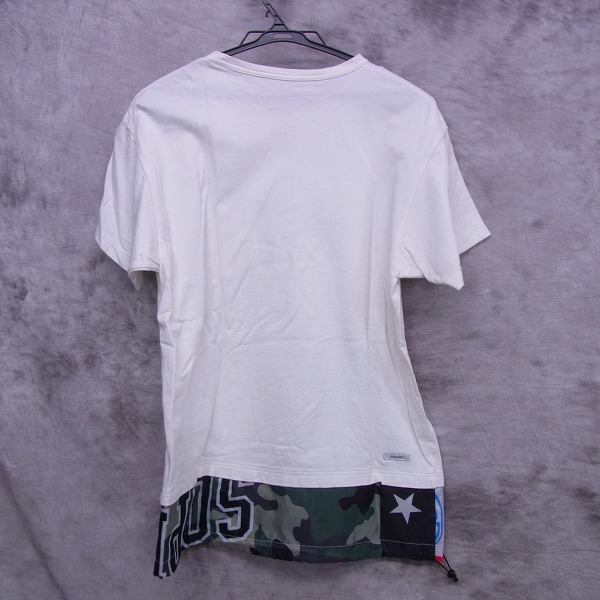 実際に弊社で買取させて頂いたSOPHNET/ソフネット 16SS FAKE LAYERD POCKET TEE/フェイクレイヤードTシャツ ペイズリー/迷彩 SOPH-160007/Sの画像 1枚目