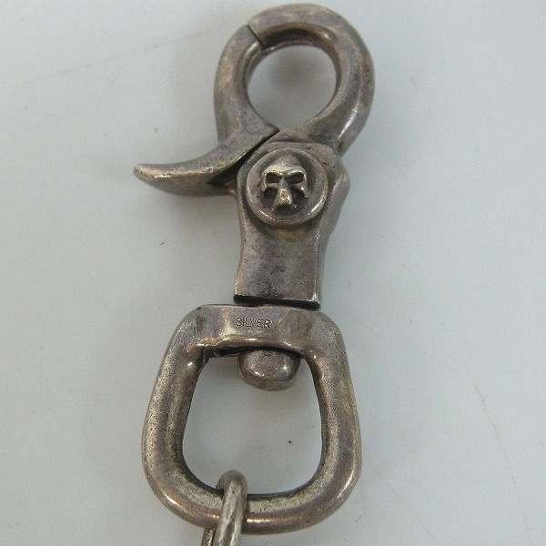 実際に弊社で買取させて頂いたTHIRTEEN DESIGNS/サーティーンデザインズ マッドスカルリンク ウォレットチェーンの画像 3枚目