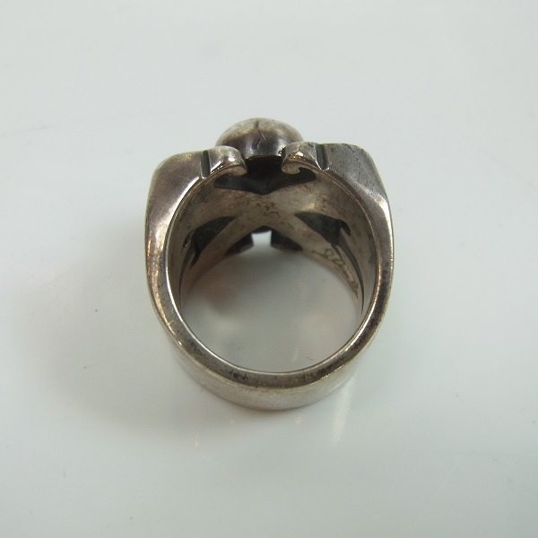 実際に弊社で買取させて頂いた【証明書】STANLEY GUESS/スタンリーゲス ガンズX/ラージスカルリング 17.5号の画像 4枚目